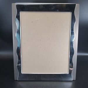 Burnes of Boston Metal Photo Frame Gray Modern 12x10 Holds 9.5x7.25